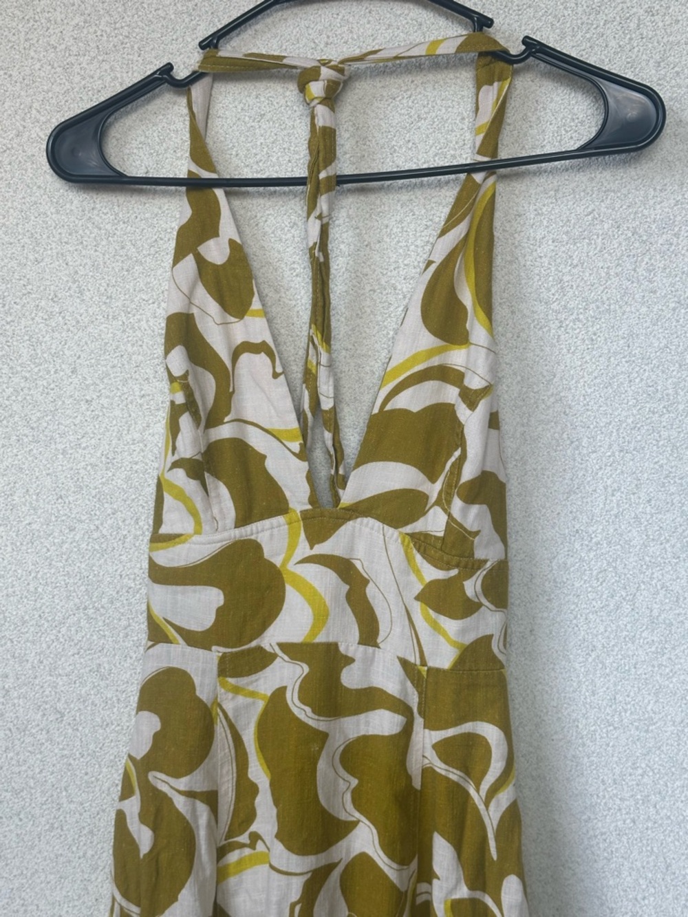NICHOLAS Olive Green and White Floral Maxi Dress - Picture 2 of 5
